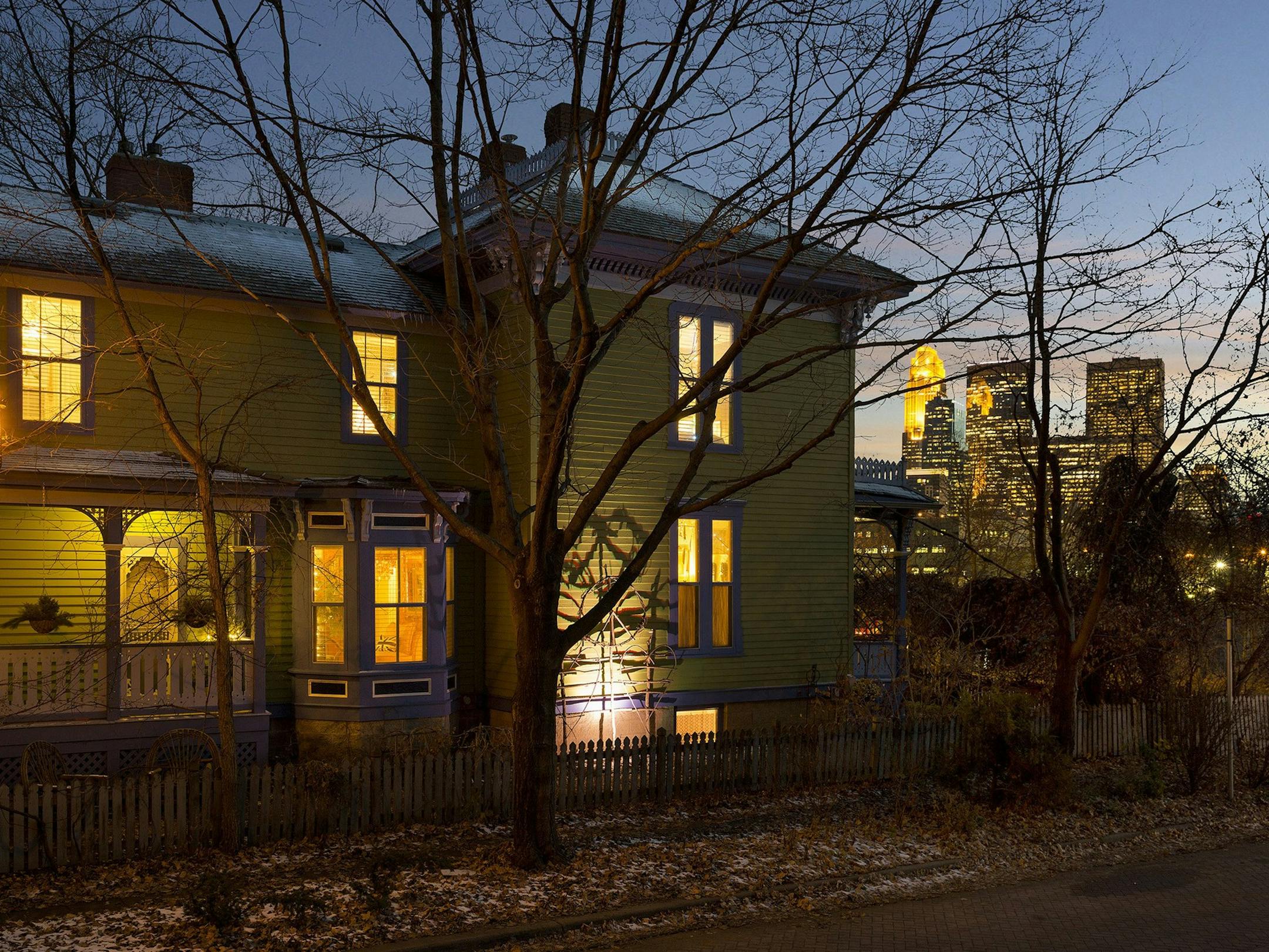 Spacecrafting
Home on Nicollet Island with skyline in background