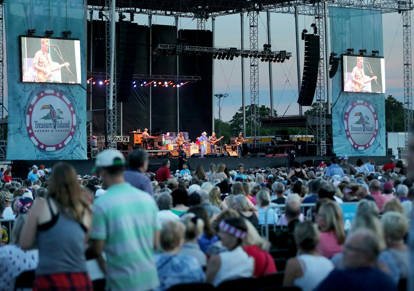 Charlie Daniels and his band played the amphitheater at Treasure Island Casino in Red Wing in June.