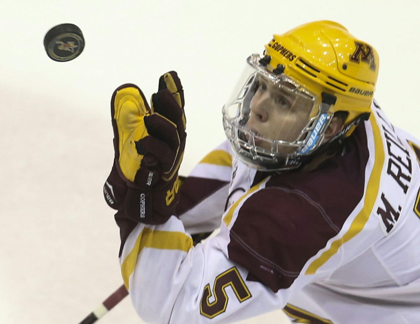 Mike Reilly in a photo taken during the Gophers 2014-15 season.