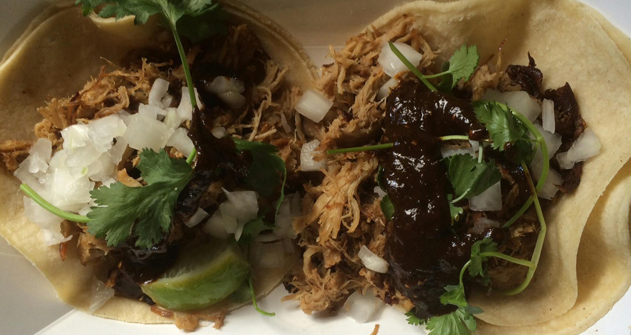 Carnitas tacos from Barrio.