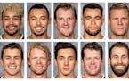 Minnesota Wild players show off their different styles on photo day in St. Paul.