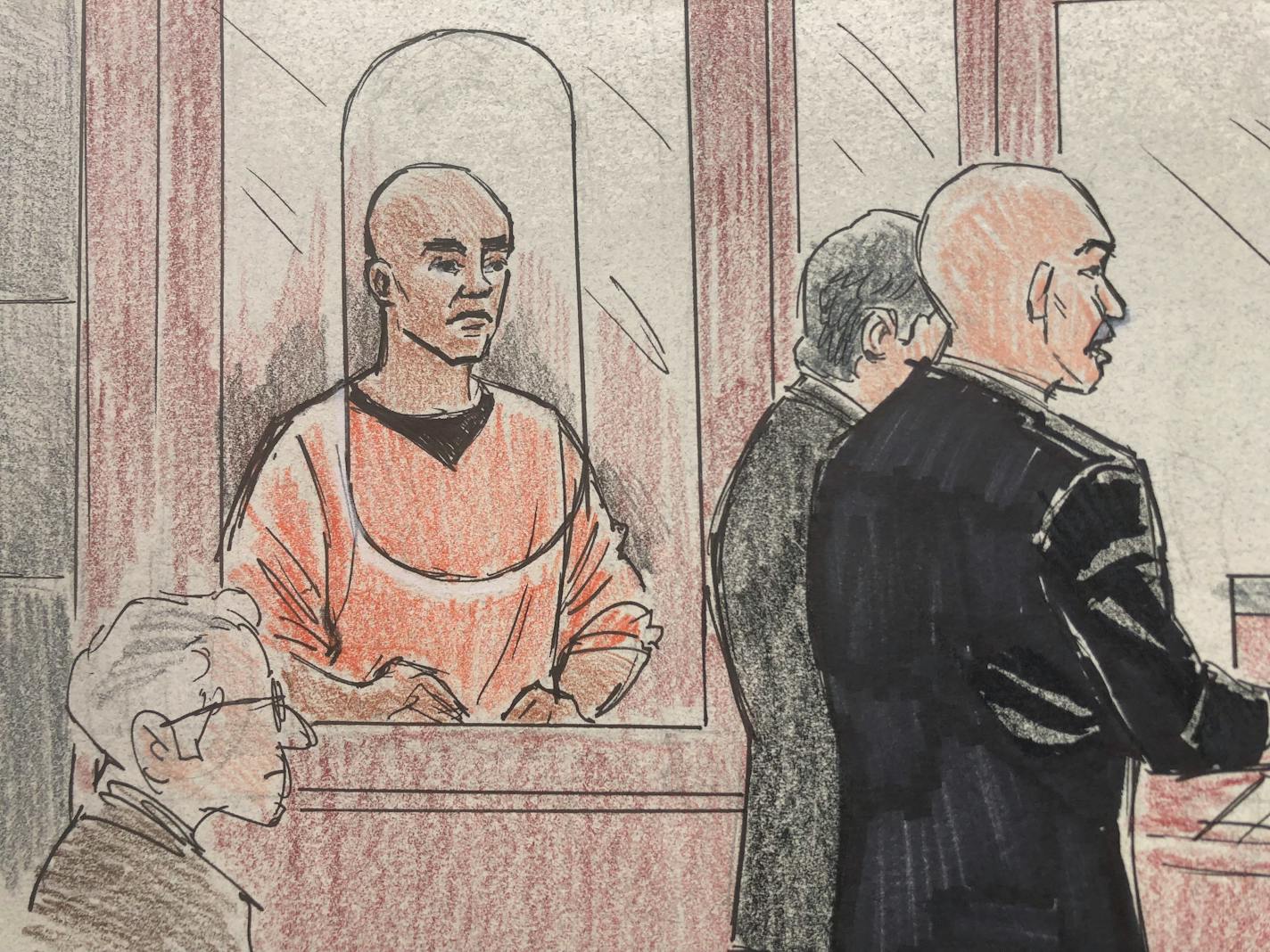 Mohamed Noor made his first court appearance Wednesday.