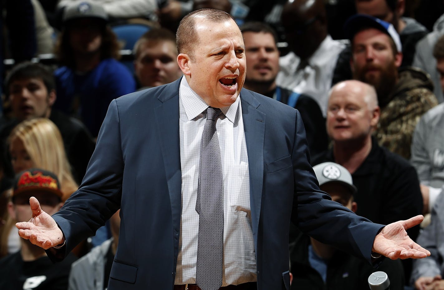 Timberwolves coach Tom Thibodeau