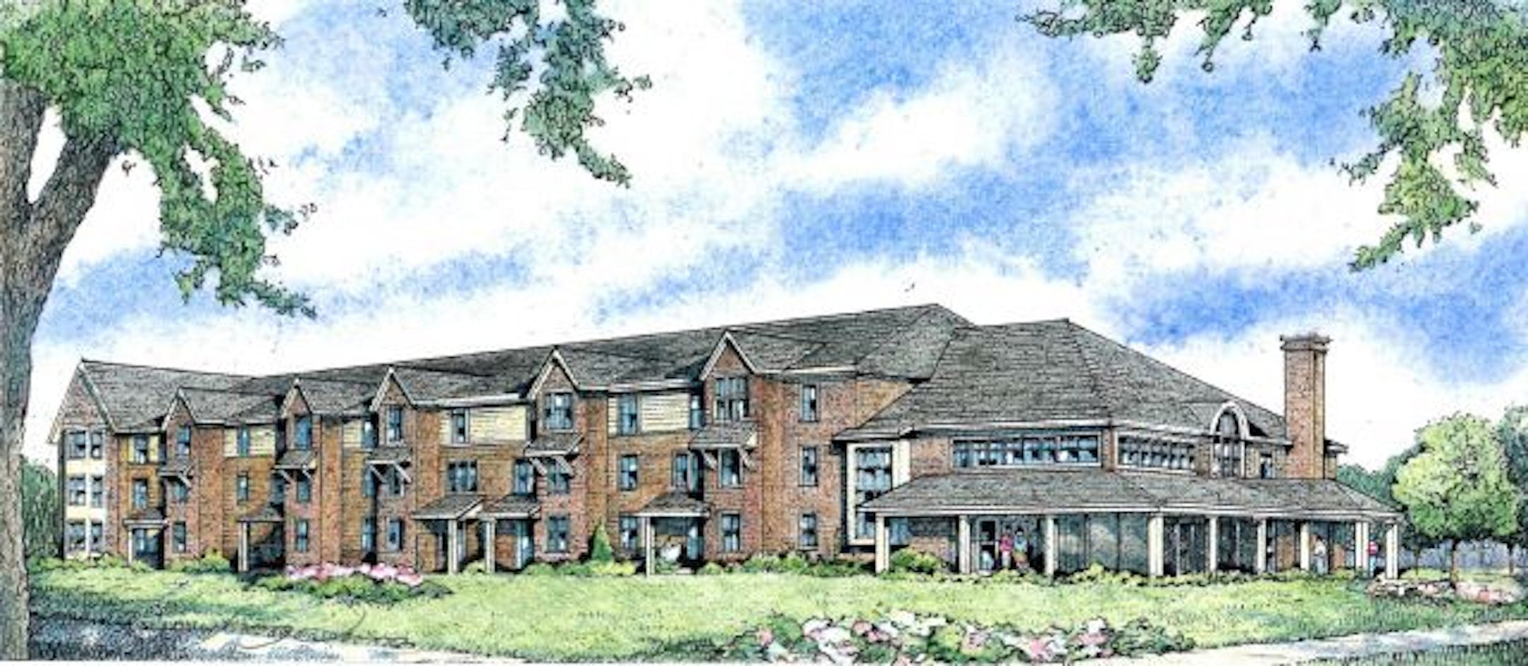 Thompson Heights, a senior community being built in South St. Paul, was the site of a school for many years.