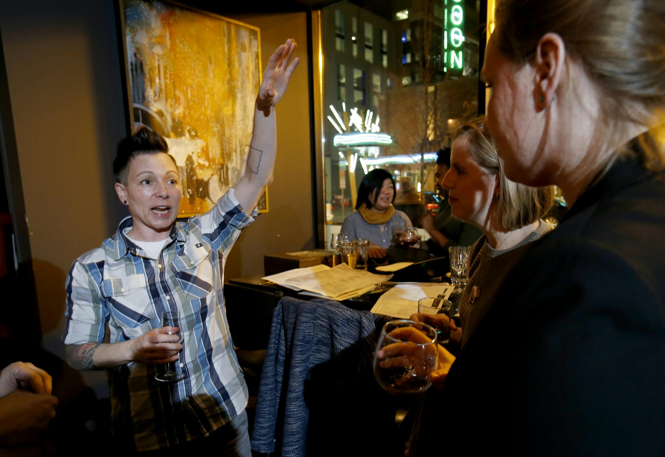 coup d'etat bartender Ralena Young spoke to the Women Who Whiskey group.