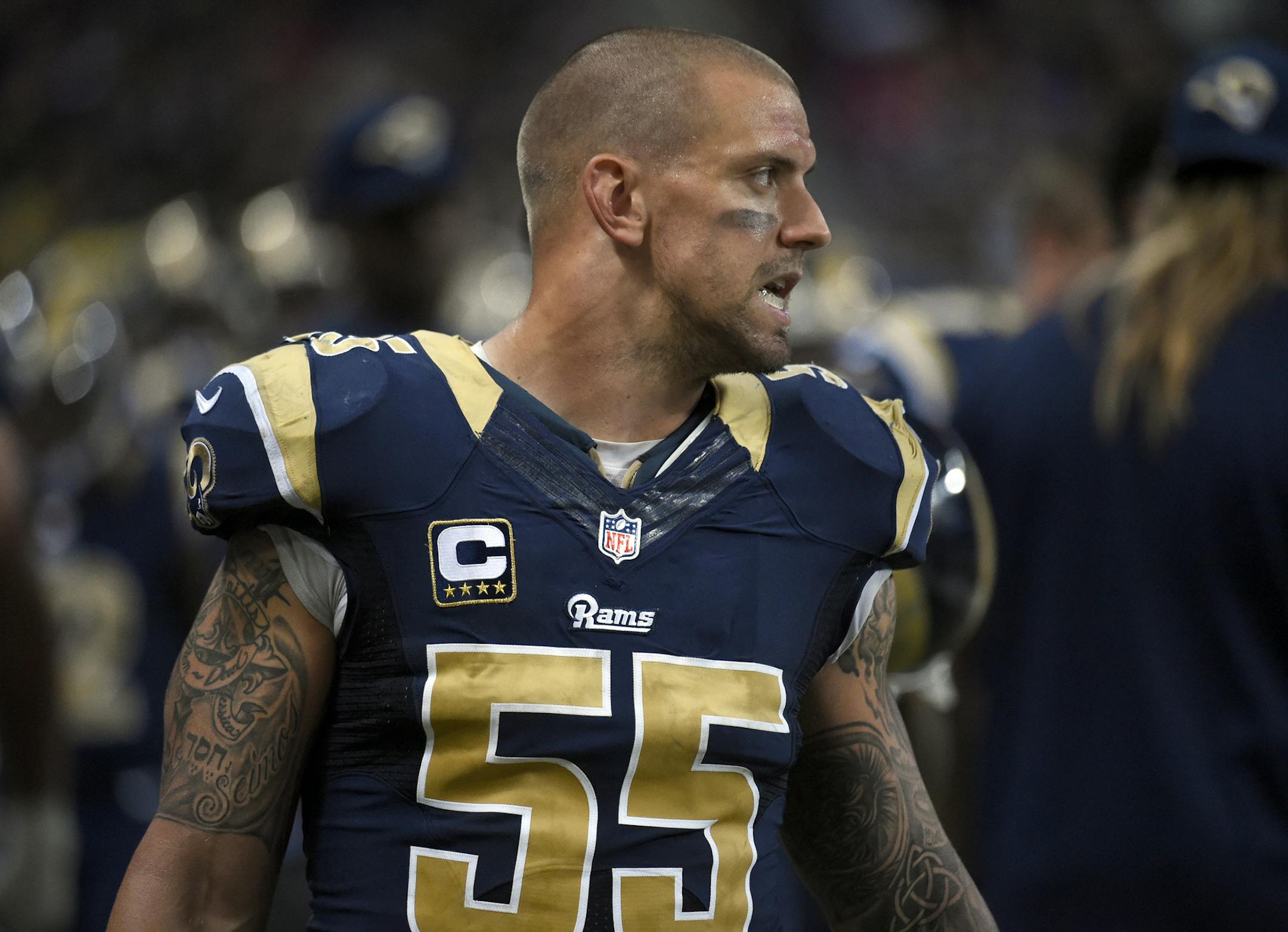 James Laurinaitis has been a constant on the defense for whichever team he has played on. For the past seven seasons it&#x2019;s been the St. Louis Rams, and in Week&#x202f;3 the Wayzata High School product became the franchise leader in tackles. L.G. PATTERSON Associated Press