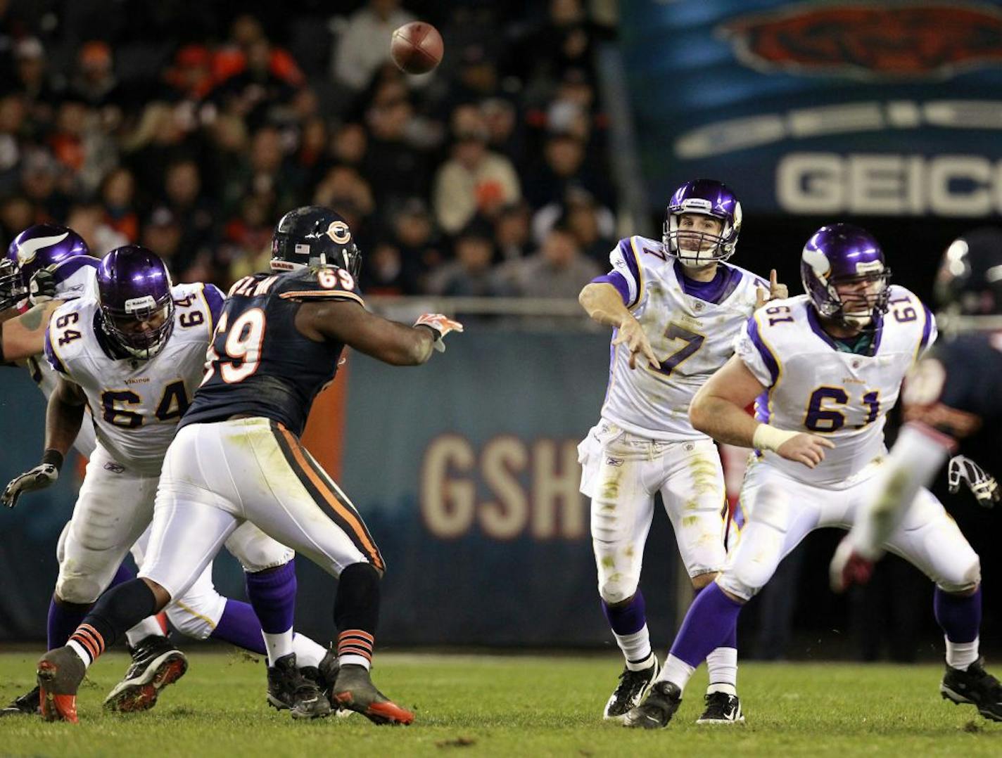 Vikings quarterback Christian Ponder