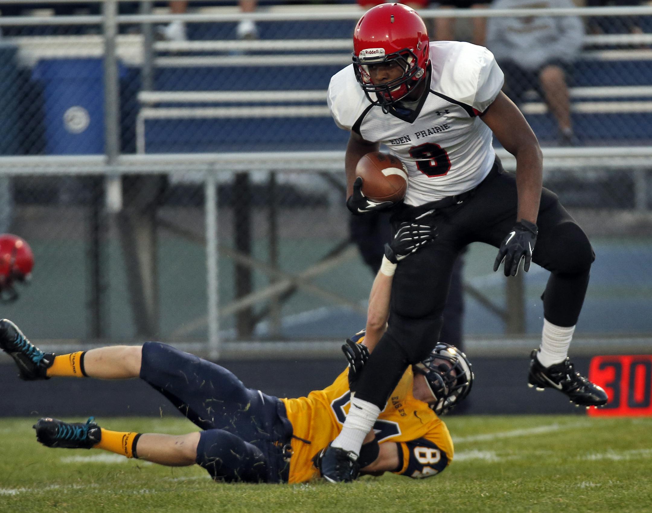Running back Anthony Anderson has helped Eden Prairie retain its status as a prep football powerhouse this season.