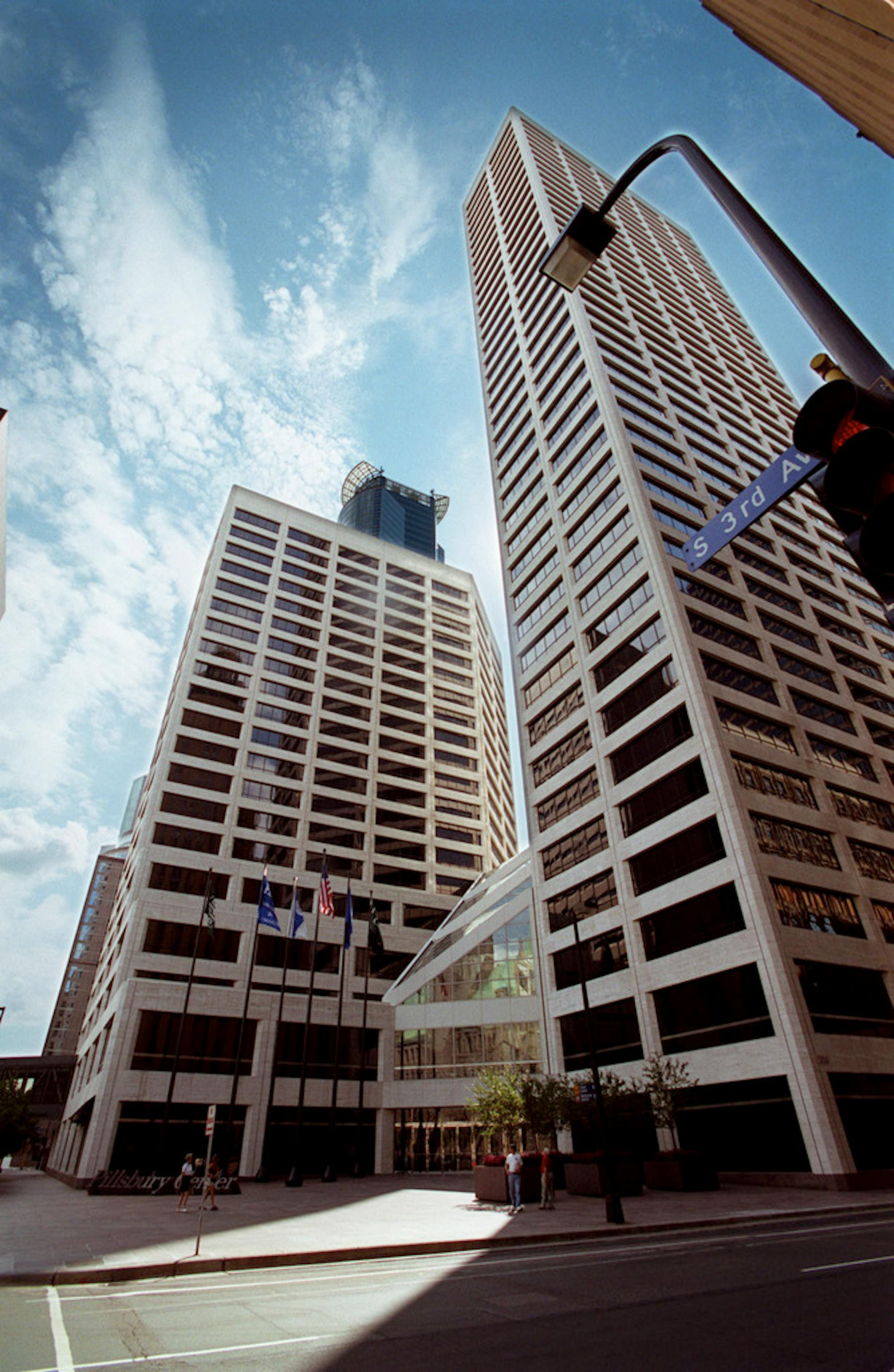Pillsbury Center (now U.S. Bank Plaza) in downtown Minneapolis.