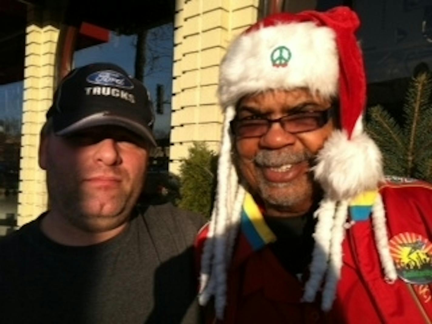 Mike Booth,43, of Northfield, (left) and Benjamin Gross, 61, of Eagan PHOTO: Janet Moore