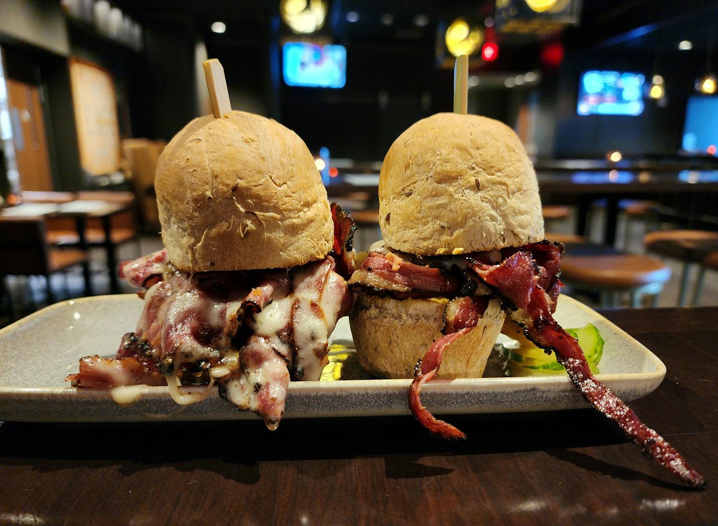 Pastrami sliders at Bradstreet Craftshouse. Sharyn Jackson, Star Tribune