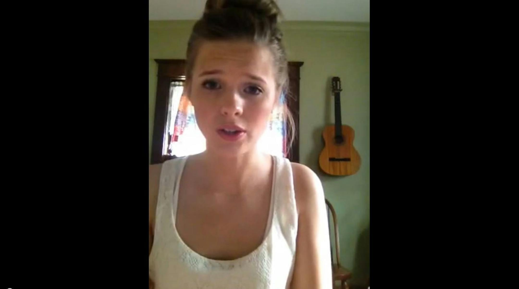 A screen capture from YouTube shows a video from Molly Kate Kestner of Austin, Minn.