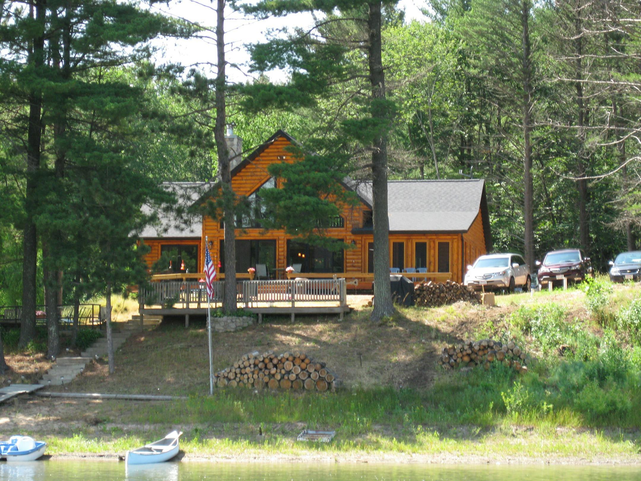 The Purcell family cabin was completely rebuilt after a fire, and is a tribute to their grandparents' legacy.