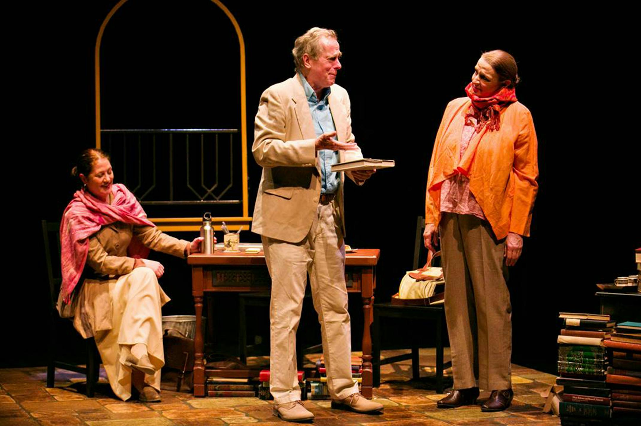 Miranda (Carolyn Pool), Reed (Steve Hendrickson) and Rose (Beth Gilleland) in "Miranda" at Illusion Theater.
PHOTO CREDIT: Lauren B Photography