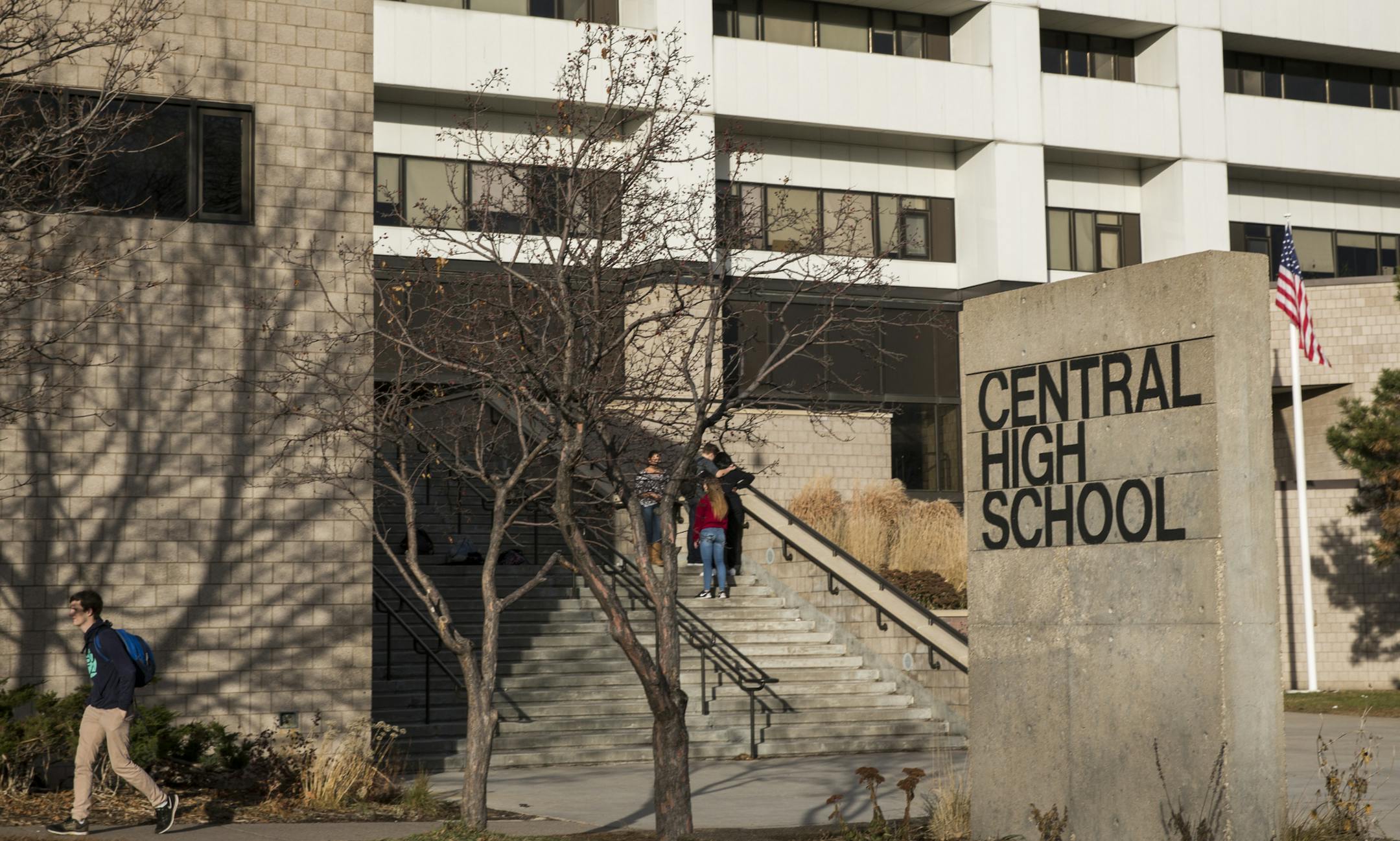 Central High School in St. Paul seen on Wednesday, December 9, 2015. ] (Leila Navidi/Star Tribune) leila.navidi@startribune.com ORG XMIT: MIN1512091647531375