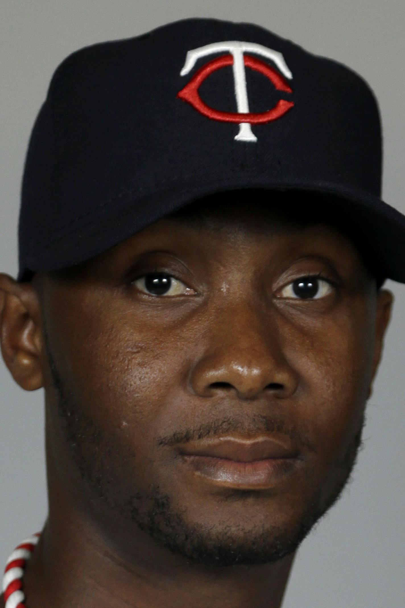 This is a 2014 photo of pitcher Samuel Deduno of the Minnesota Twins baseball team. This image reflects the Twins active roster as of Tuesday, Feb. 25, 2014 when this image was taken. (AP Photo/Steven Senne) ORG XMIT: FLSR1