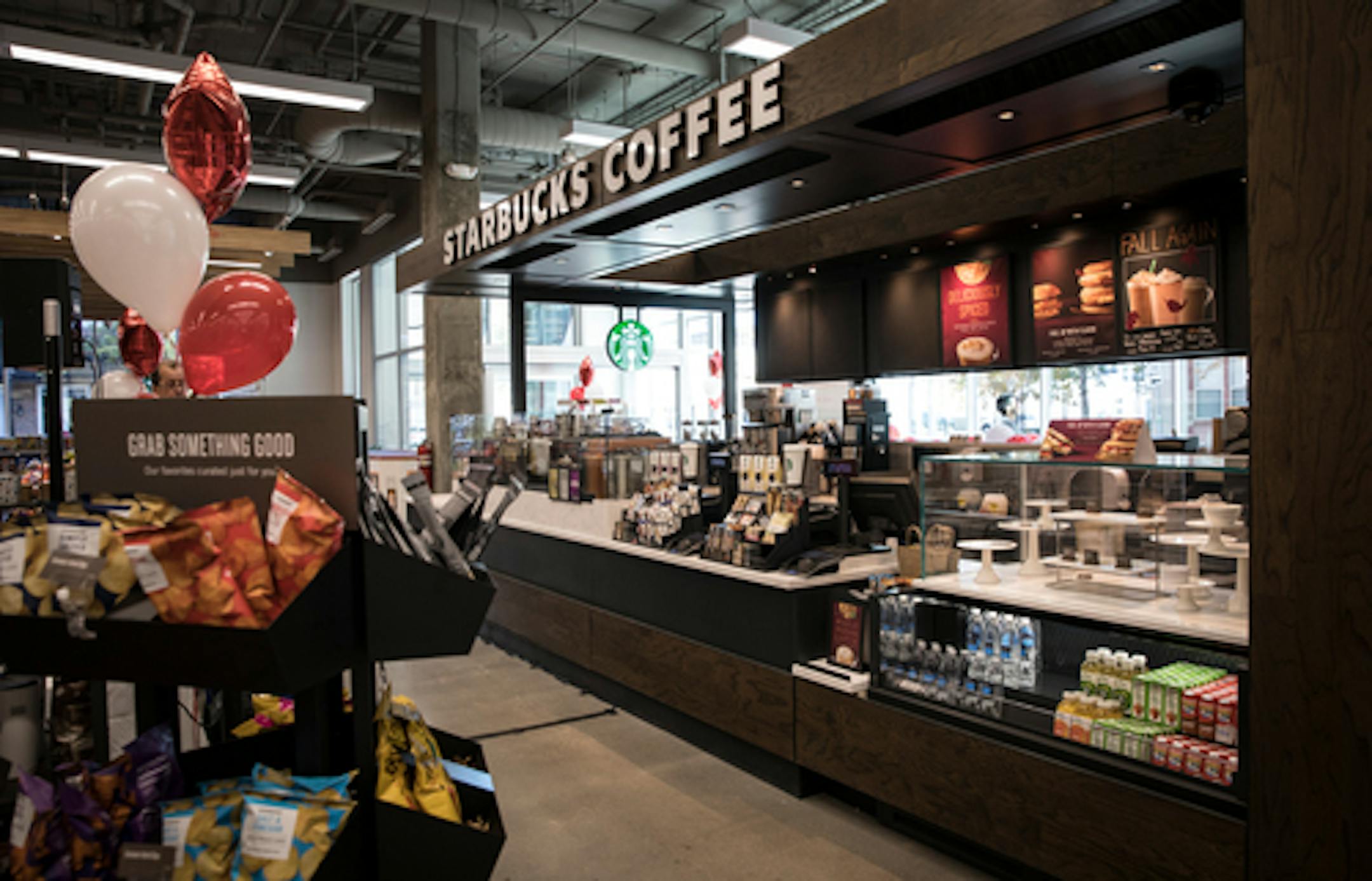 Target's store in Uptown is one of about a dozen new urban stores the retailer is opening this week. The Starbucks coffee shop in the store photographed on Tuesday, October 17, 2017, in Minneapolis, Minn. ] RENEE JONES SCHNEIDER ¥ renee.jones@startribune.com