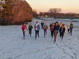 Nordic skiers from McGuire, Century and Kenwood Trail middle schools in Lakeville went for a run on land the school district had wanted to sell. Lenna