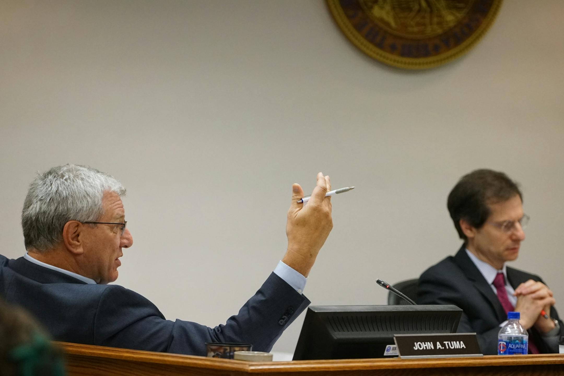 Commissioner John A. Tuma weighed in Thursday on possible amendments during the session on the proposed replacement for the Line 3 pipeline.