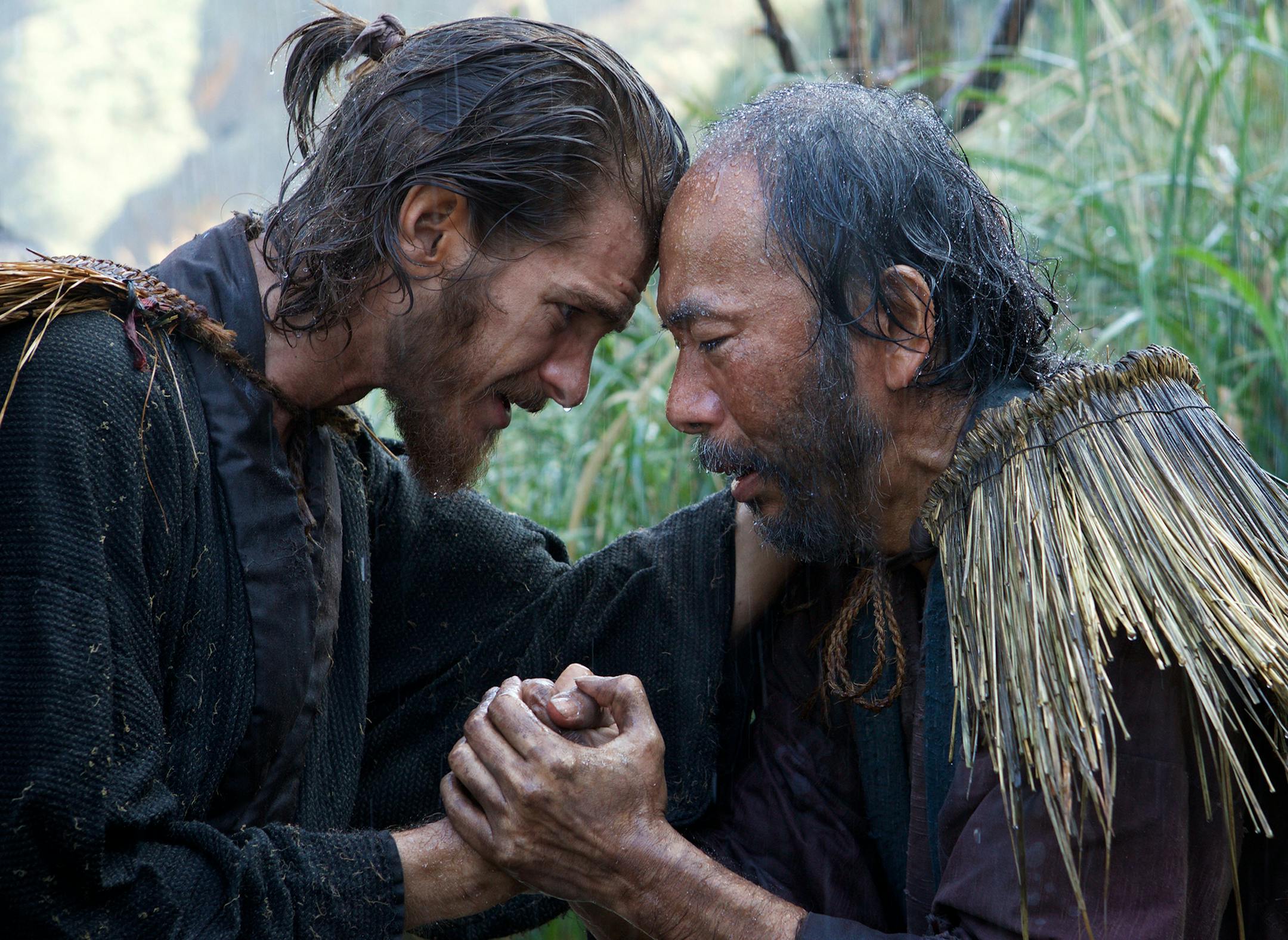 Andrew Garfield plays Father Rodrigues and Shinya Tsukamoto plays Mokichi in "Silence."
credit: Kerry Brown, Paramount Pictures
