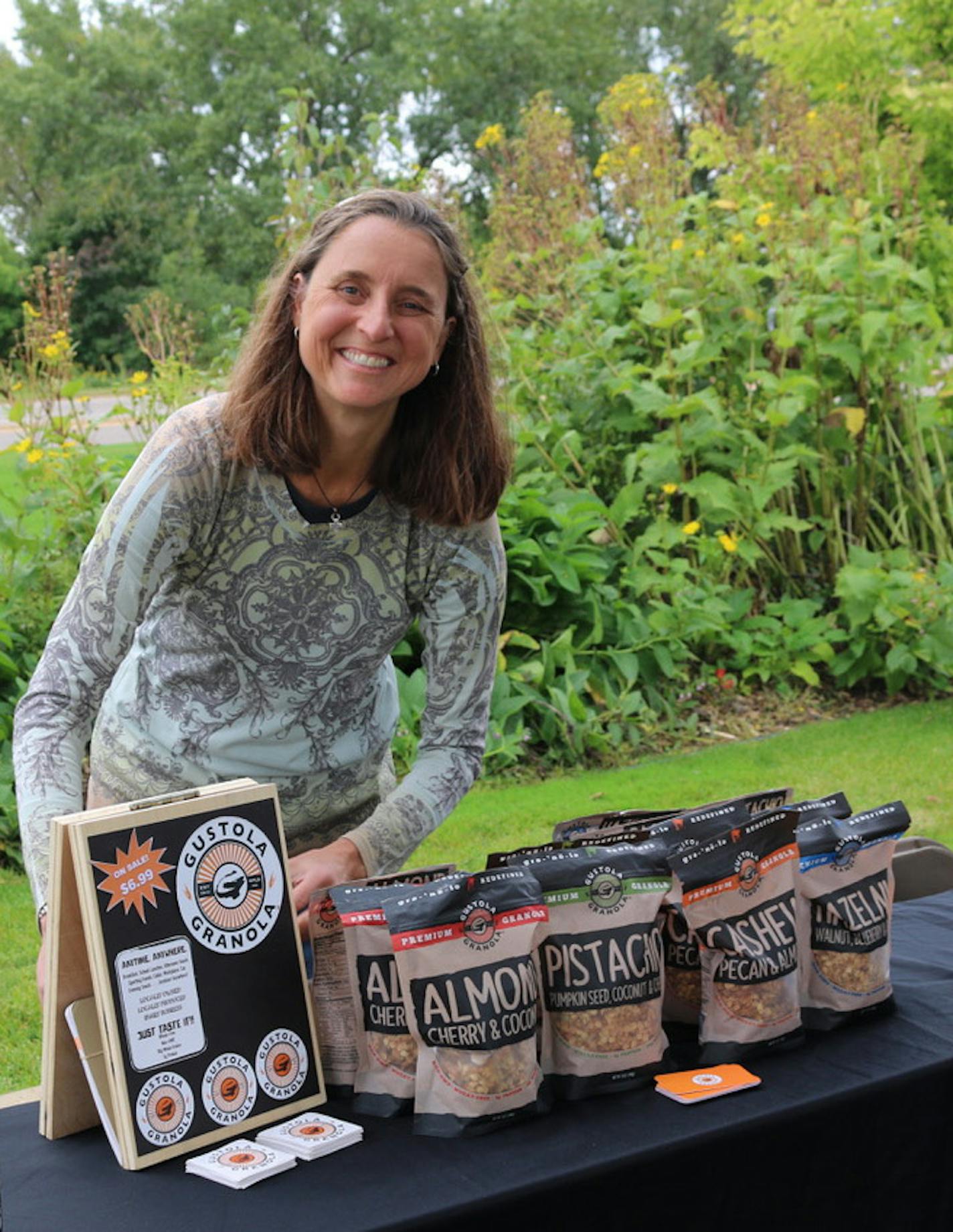 Angela Gustafson of Gustola Granola.