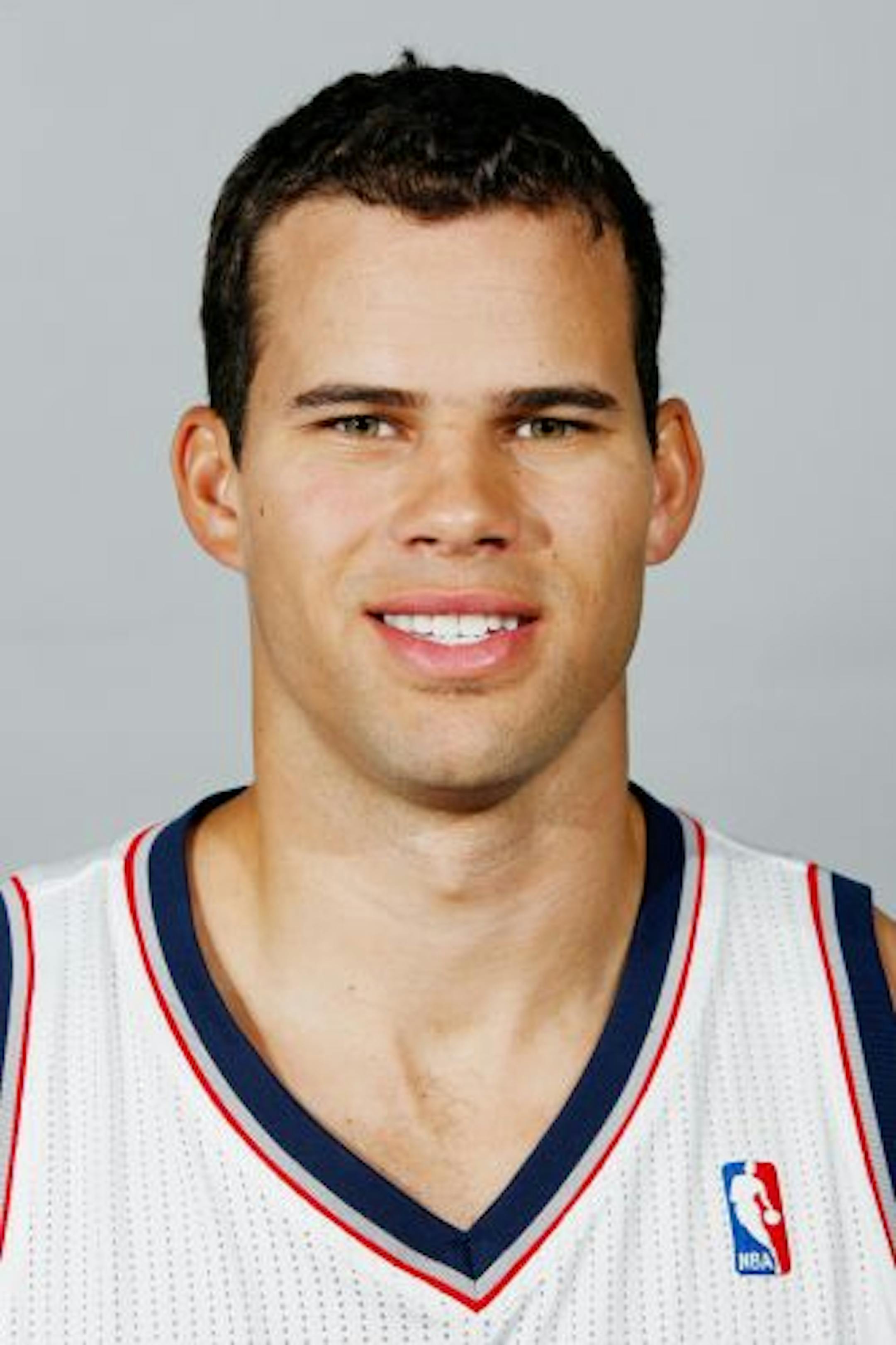 New Jersey Nets' Kris Humphries (43) at the team's media day Friday, Sept. 24, 2010, in East Rutherford.