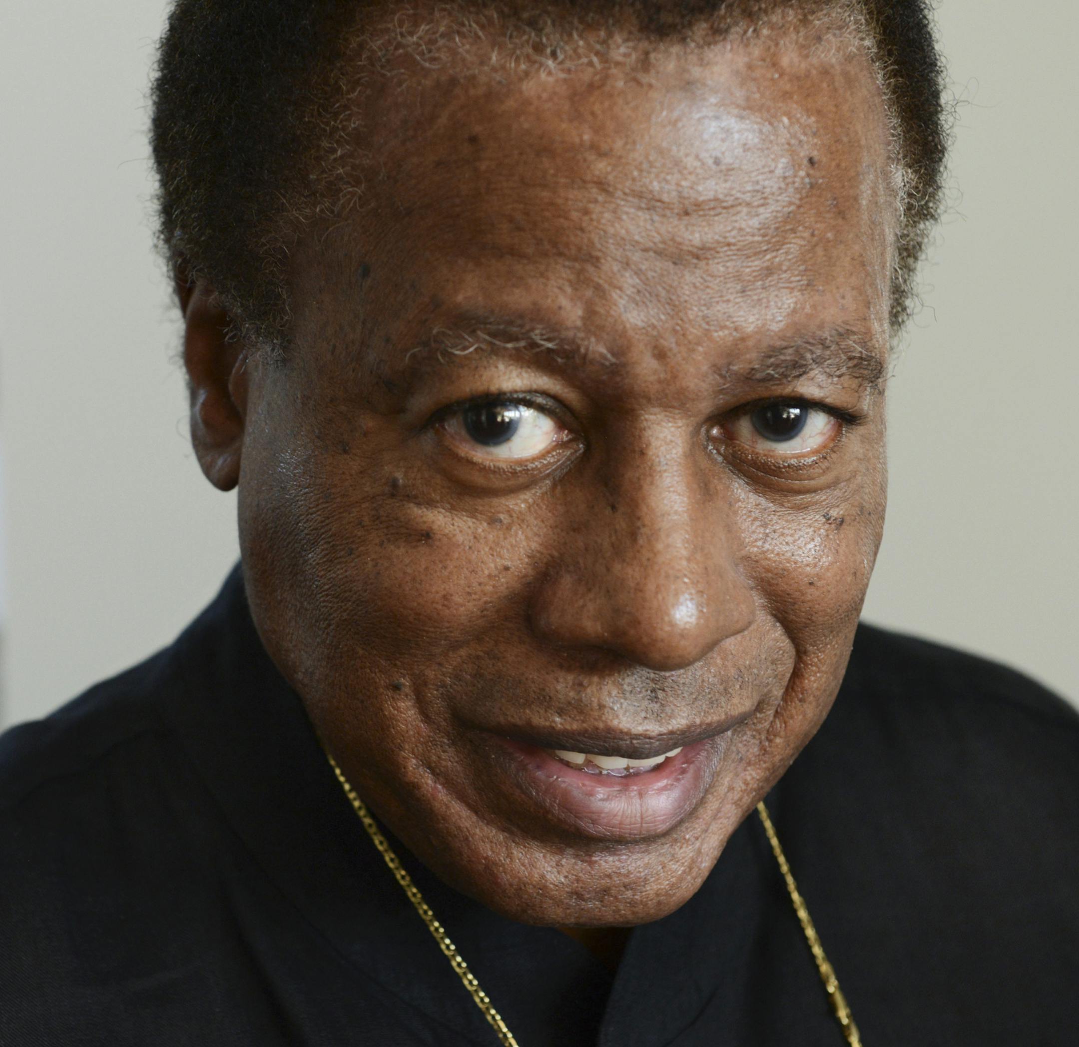 Wayne Shorter, a saxophonist and composer, at his home in Los Angeles, Calif., Jan. 8, 2013. Shorter's forthcoming jazz album, "Without a Net," is highly anticipated and comes at a time when the 79-year-old, along with his band, seems as driven as ever. (Robert Yager/The New York Times) -- PHOTO MOVED IN ADVANCE AND NOT FOR USE - ONLINE OR IN PRINT - BEFORE FEB. 03, 2013. -- ORG XMIT: MIN2013021318010643