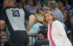 Minnesota Lynx Head Coach Cheryl Reeve was disgusted by a call during the third period as the Minnesota Lynx took on the Seattle Storm, at Target Cent