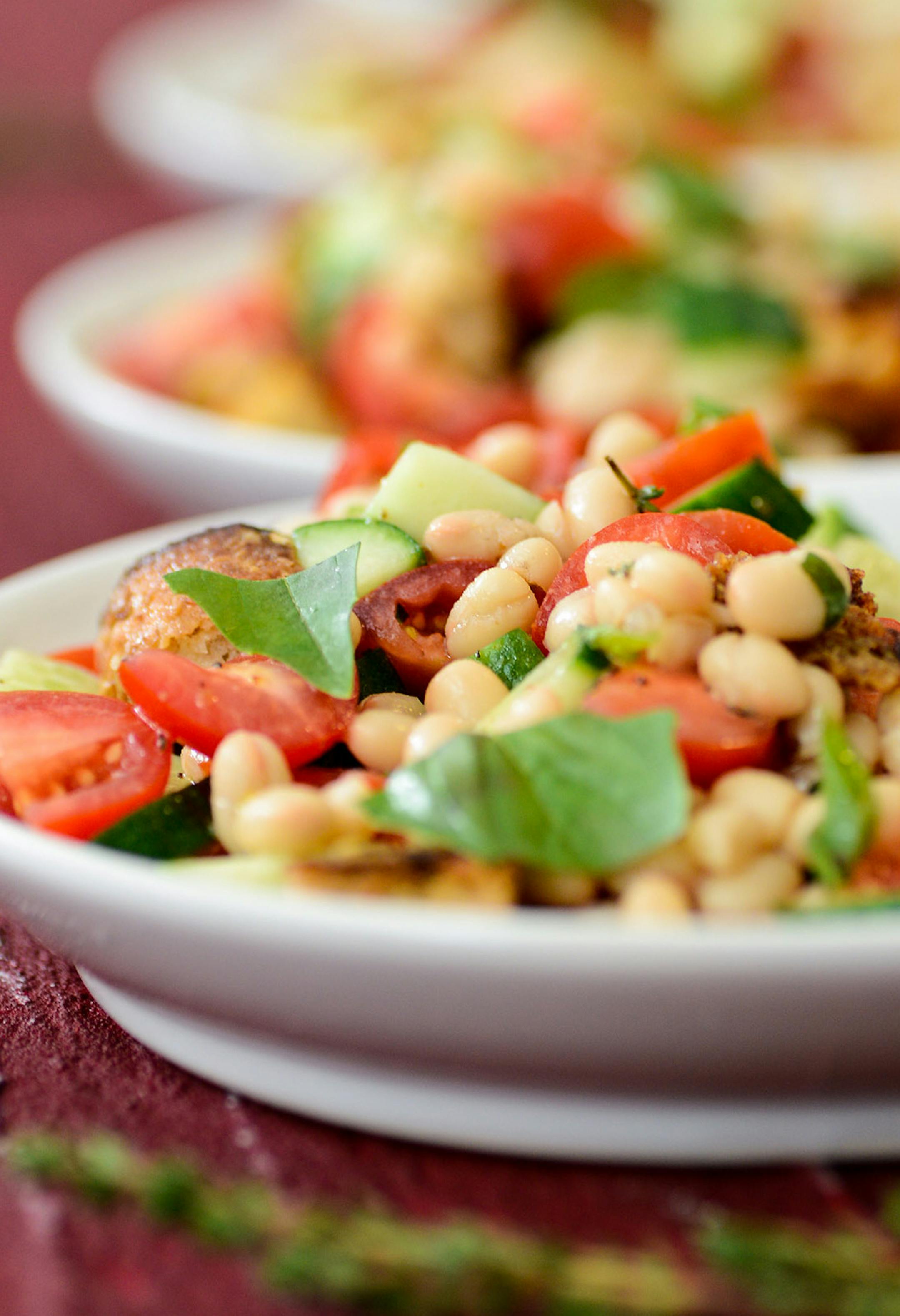 Panzanella With White Beans.