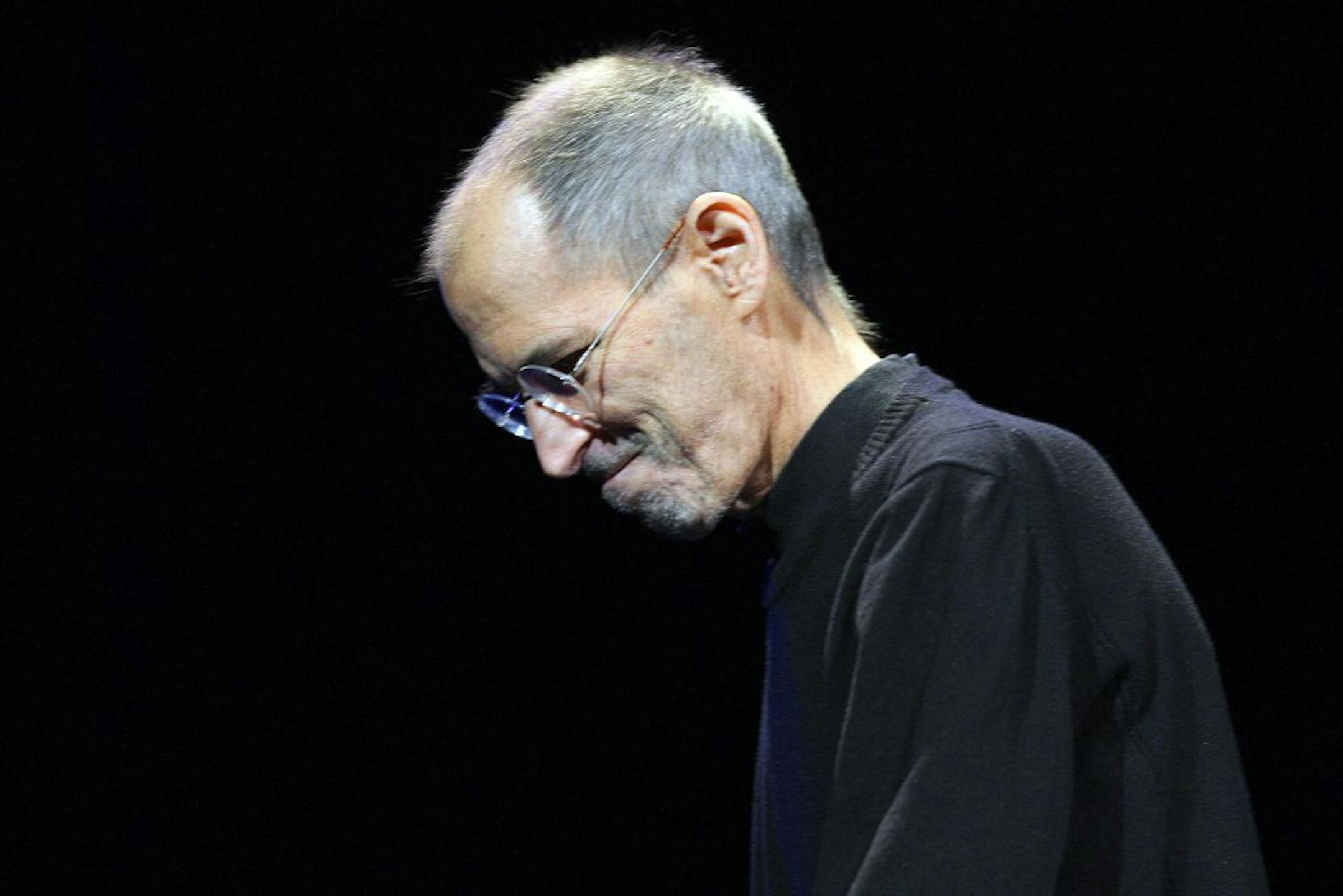 FILE -- Steve Jobs during his presentation at the Apple Worldwide Developers Conference in San Francisco, June 6, 2011. In his last years, Jobs veered from exotic diets to cutting-edge treatments as he fought the cancer that ultimately took his life, according to a new biography to be published on Monday, Oct. 24.
