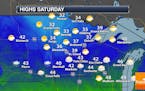 40s, Cloudy, But Less Breezy Saturday - A Few Snow Showers Possible Sunday With Cooler Highs