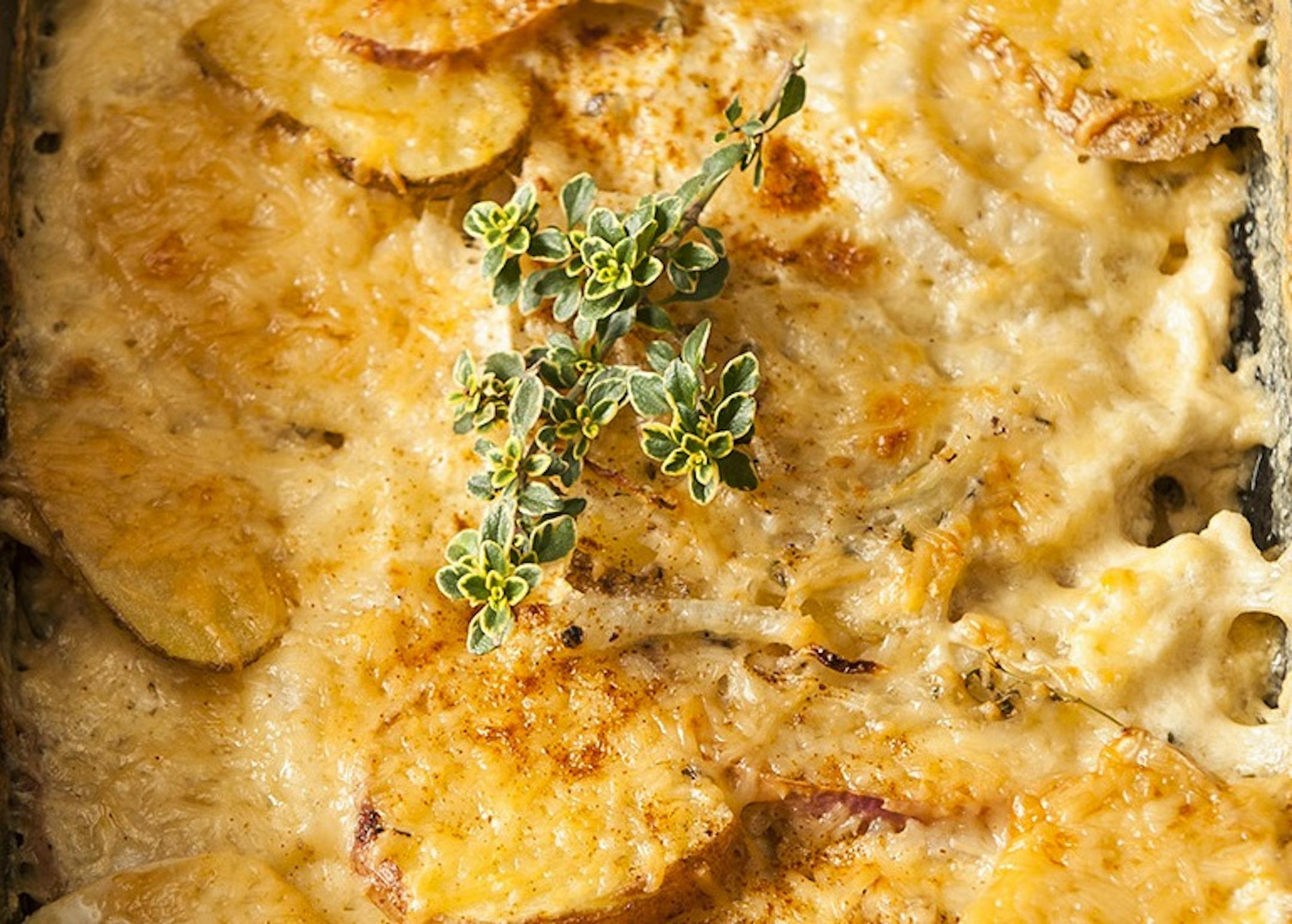 Scalloped Turnips and Potatoes