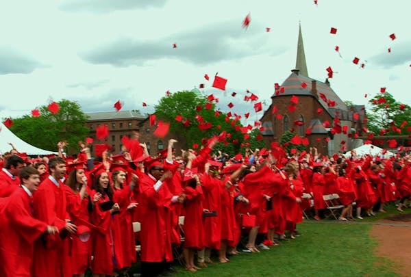 A graduation ceremony as seen in IVORY TOWER. Photo Credit - Samuel Goldwyn Films