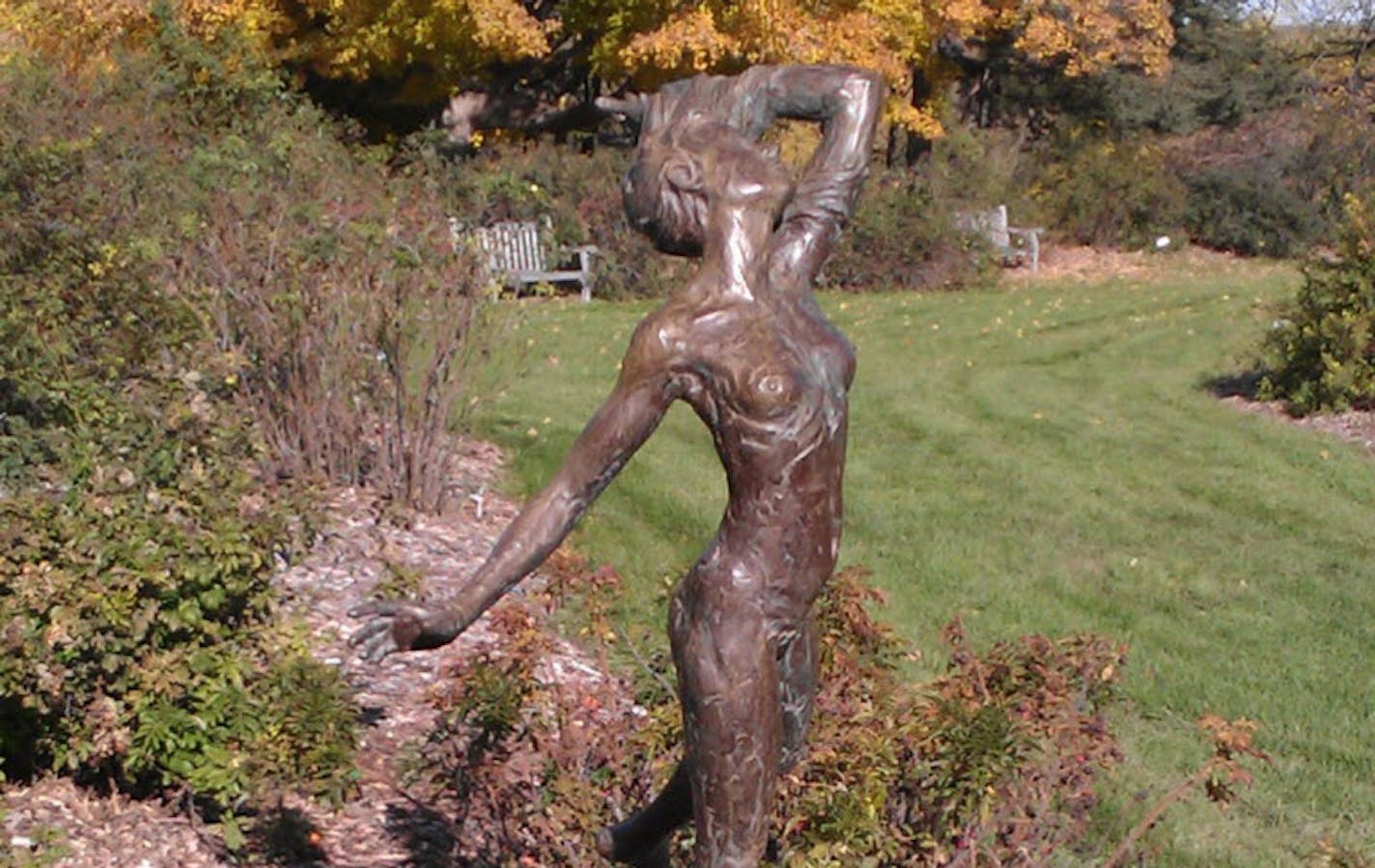 Arboretum photo: The sculpture "South Wind," by the late Paul Granlund,