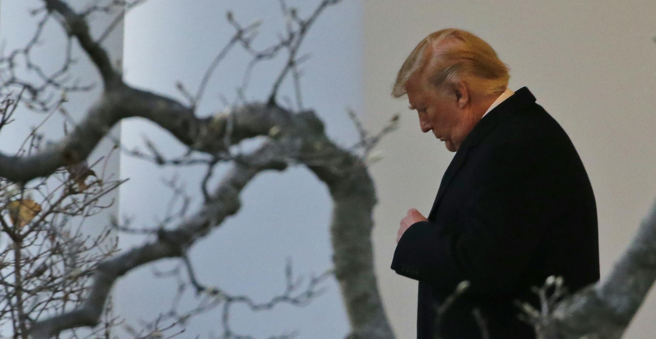President Donald Trump leaves the Oval Office at the White House for a campaign trip to Battle Creek, Mich., Wednesday, Dec. 18, 2019 in Washington. President Donald Trump is on the cusp of being impeached by the House, with a historic debate set Wednesday on charges that he abused his power and obstructed Congress ahead of votes that will leave a defining mark on his tenure at the White House.(AP Photo/Steve Helber)