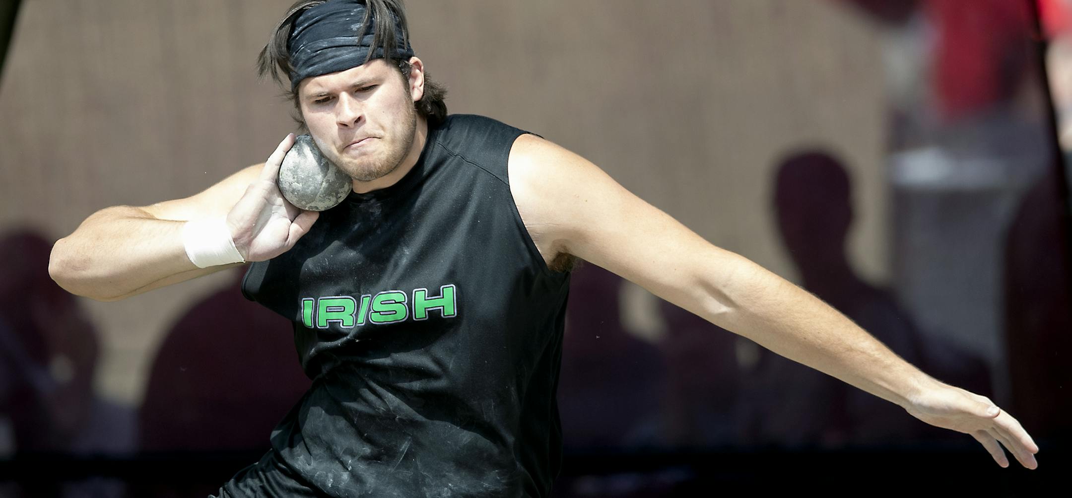 Rosemount's Maxwell Otterdahl threw the shot put during final competition at the Class 2A boys and girls state meet at Hamline University's Klas Field, Friday, June 7, 2019 in St. Paul, MN. ] ELIZABETH FLORES &#x2022; liz.flores@startribune.com