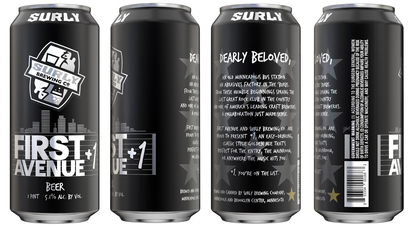 Surly and First Avenue collaborated on a new beer.