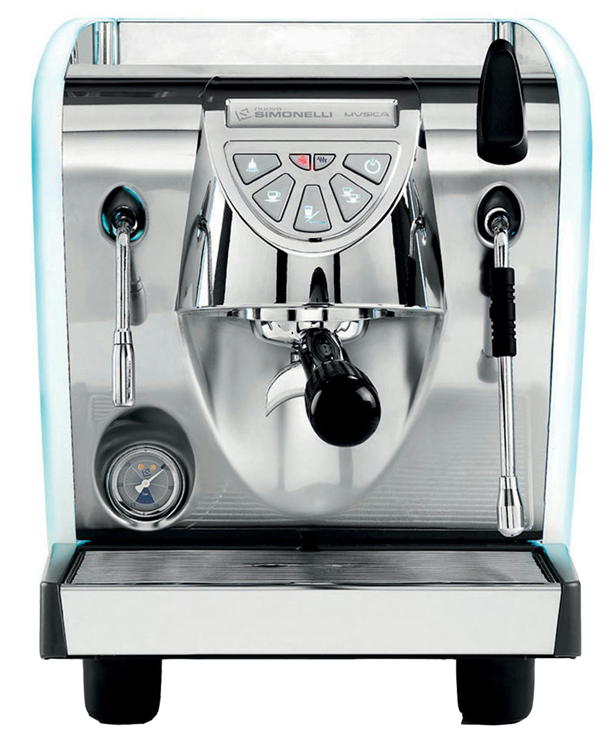 On the weekends, master barista Giorgio Milos prefers the more time-intensive Nuova Simonelli Musica. $2,990 to $3,600, www.nuovadistribution.com. (Nuova Simonelli) ORG XMIT: 1183557 ORG XMIT: MIN1604192306581321