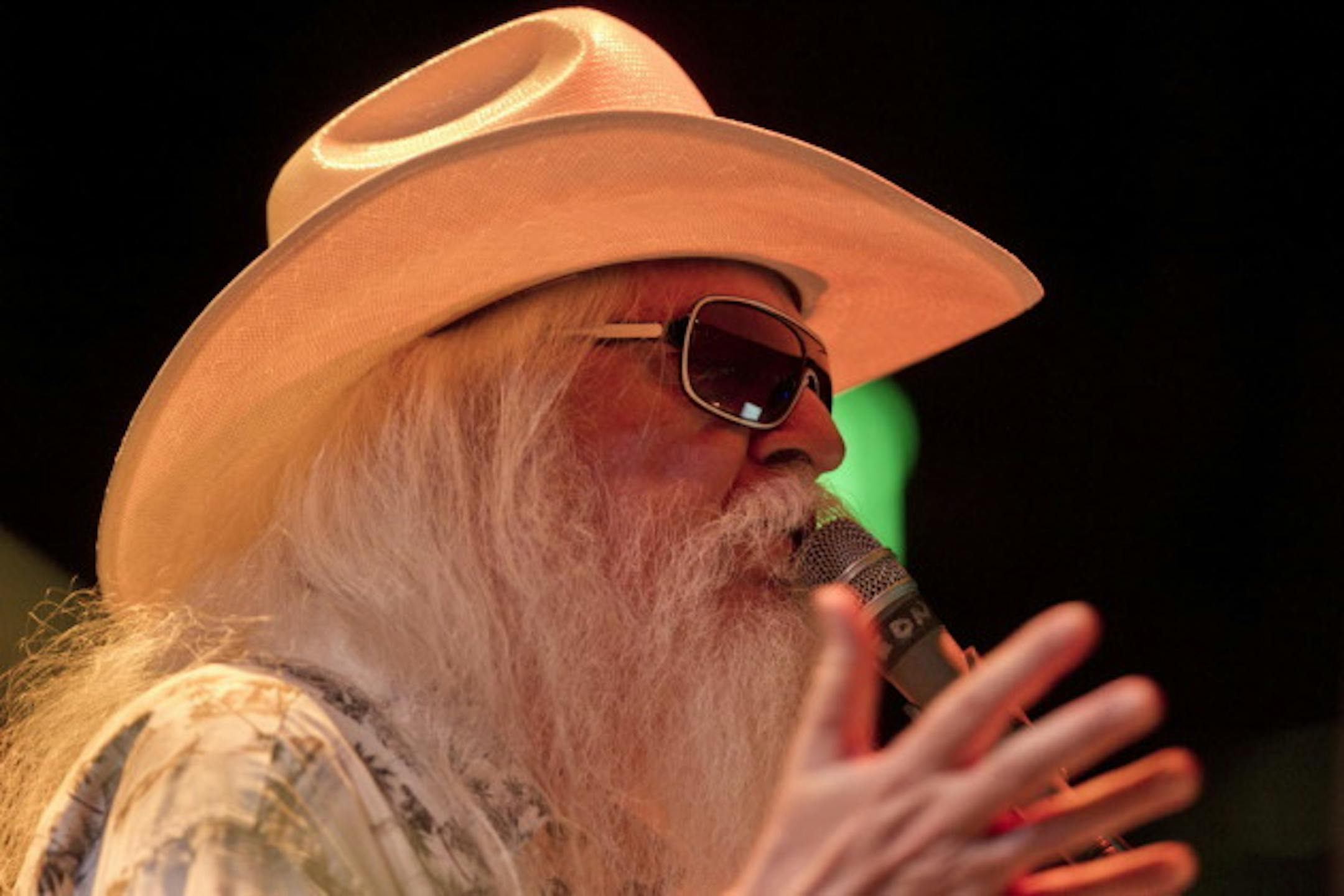 After his Rock and Roll Hall of Fame induction in 2011, Leon Russell played a two-nighter at the Dakota in 2012 and returned for one sold-out show Saturday at the Cedar Cultural Center. / Jeff Wheeler, Star Tribune
