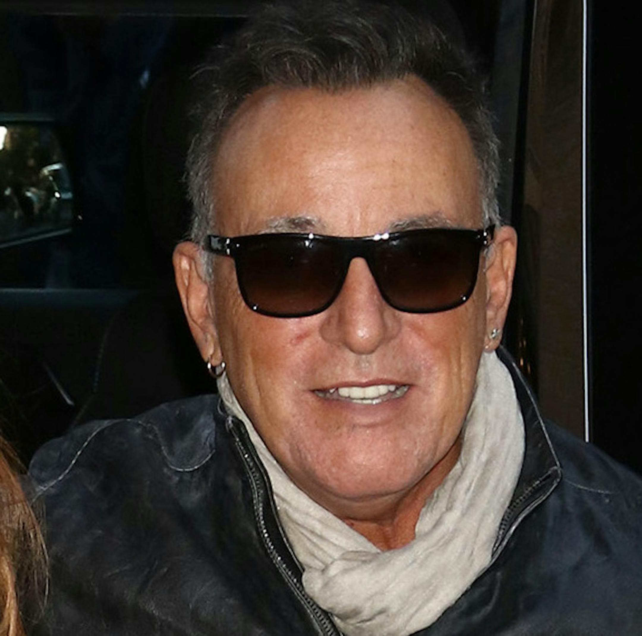 Bruce Springsteen and Patti Scialfa on Oct. 12, 2017 in New York City, N.Y. (PBG/EMPICS Entertainment/PA Photos/Abaca Press/TNS)