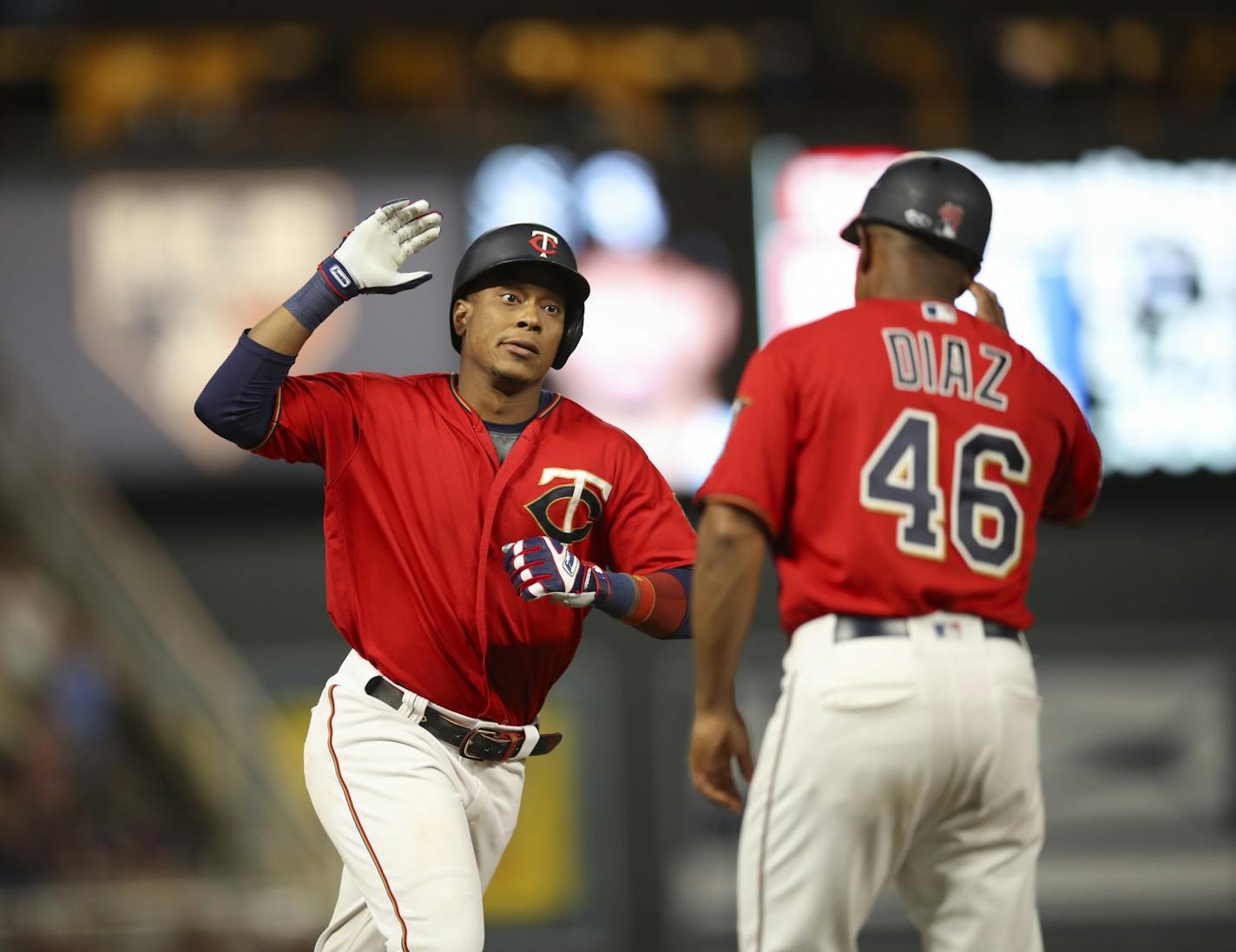 Minnesota Twins shortstop Jorge Polanco