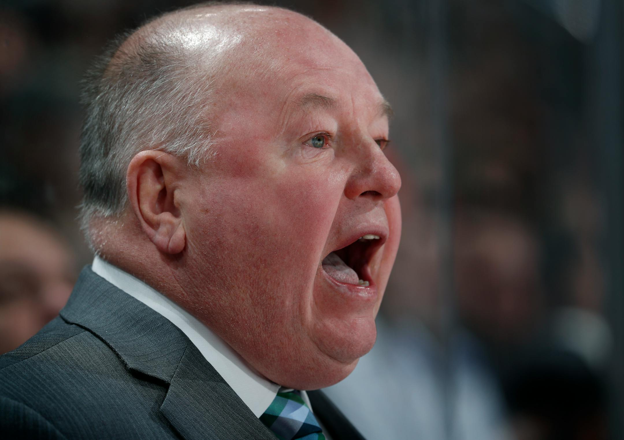 Coach Bruce Boudreau lost his All-Star debut but sang the praises of his Wild team this weekend.