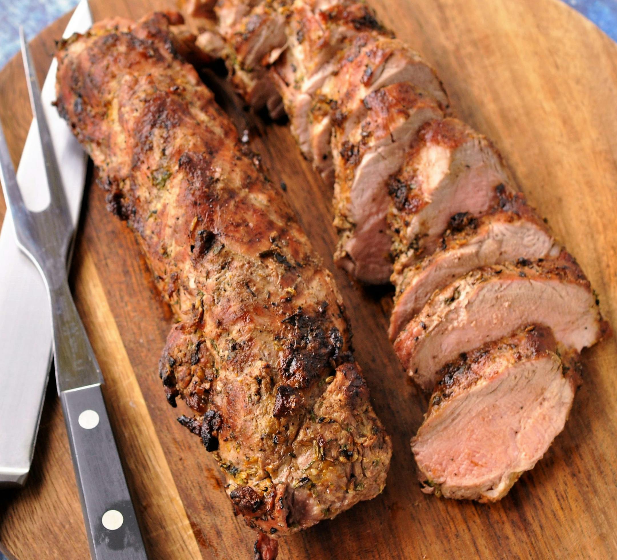 Grilled Provencal Pork Tenderloin.