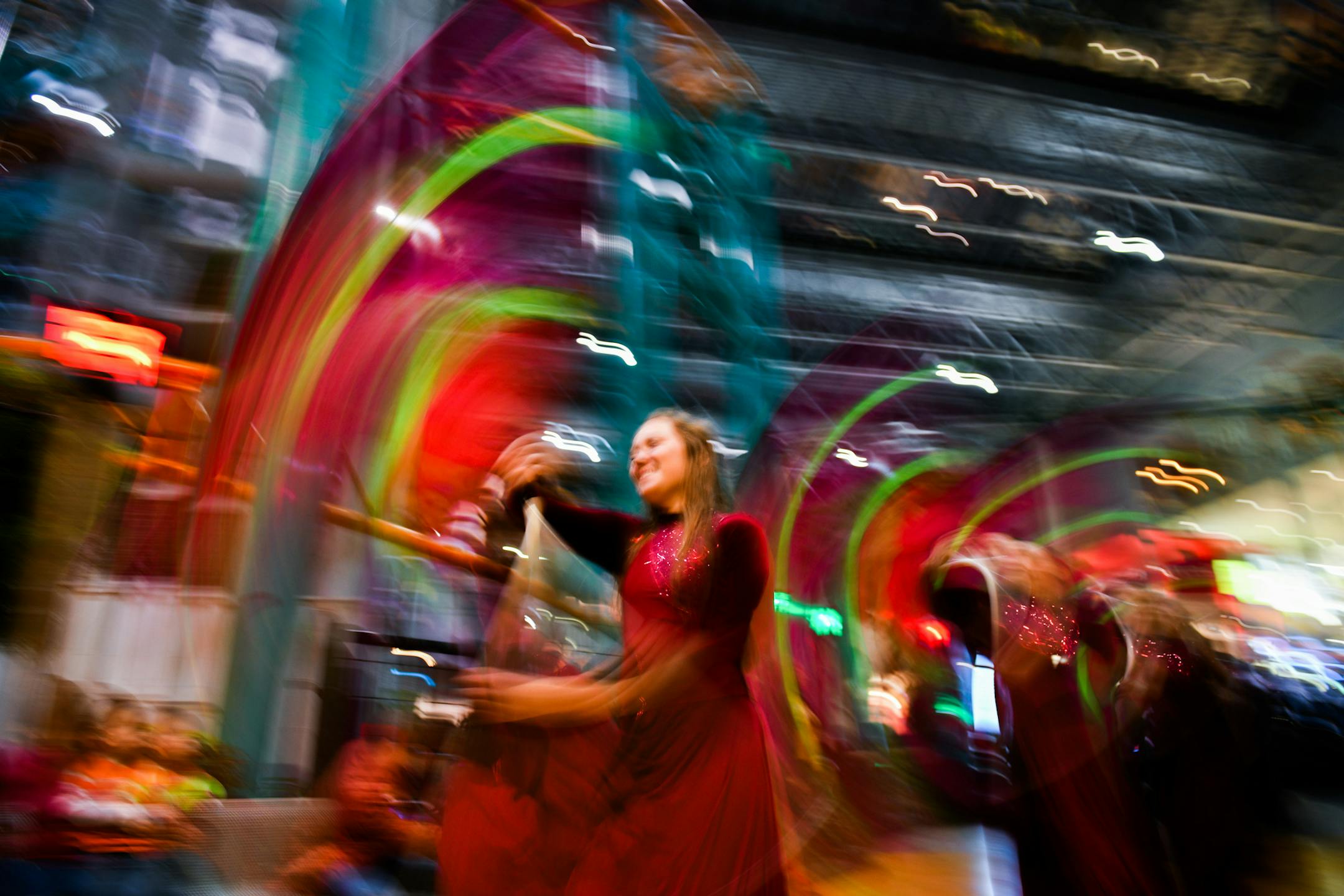 The Rosemount High School marching band performed at the Mall of America earlier this month. The band will be among 10 nationwide — and the first from Minnesota in three decades — to perform in the Macy's Thanksgiving Day Parade on Thursday.