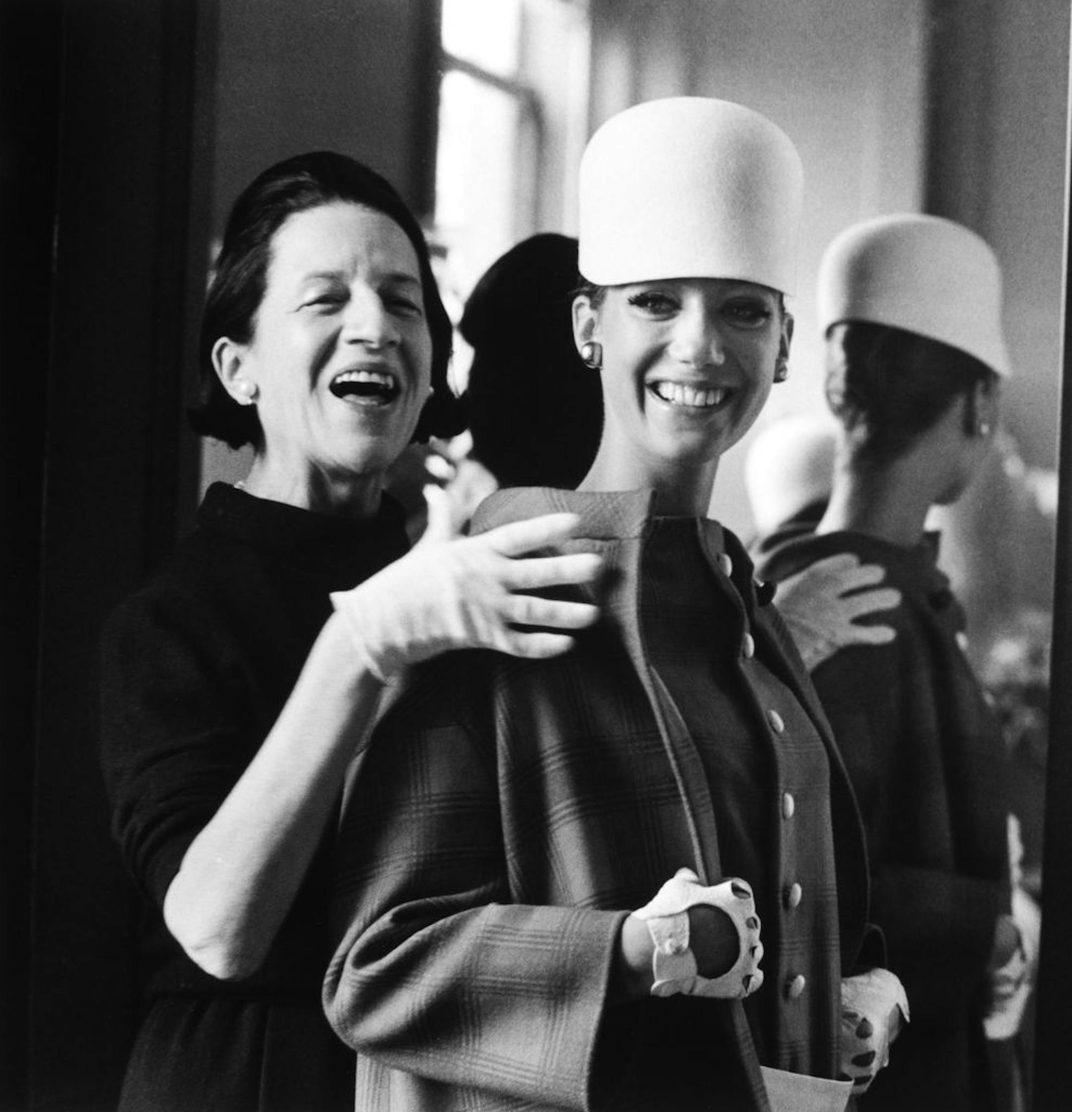 Vogue editor Diana Vreeland and model Marissa Berenson in "Diana Vreeland: The Eye Has to Travel."