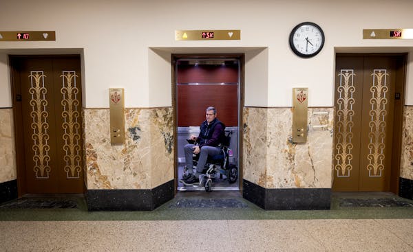 He and his wheelchair were trapped in St. Paul City Hall. The city says it's sorry.