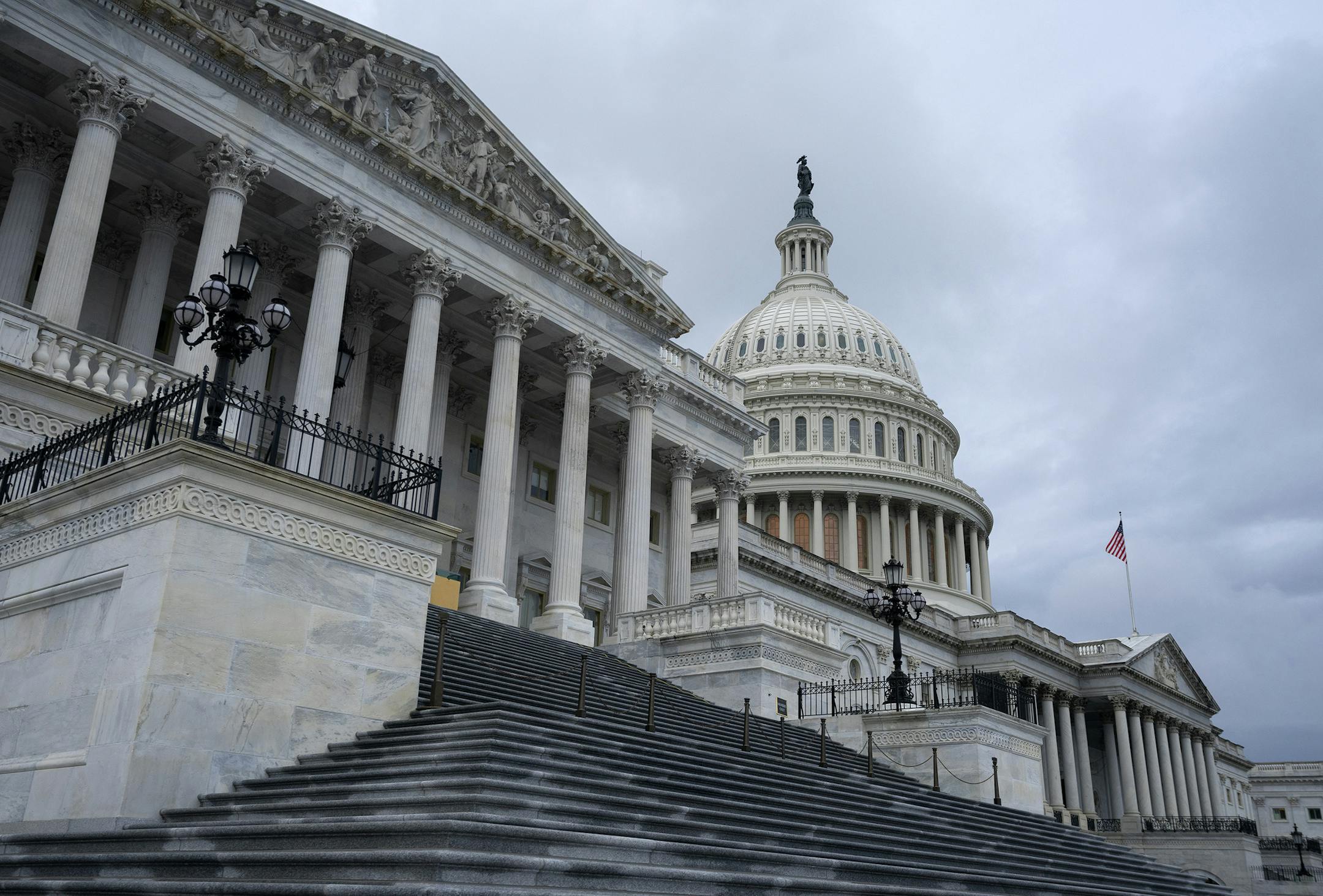 The U.S. Capitol Building in Washington, July 31, 2020. A federal judge on Thursday, Aug. 6, dismissed a suit filed by congressional Republicans against Speaker Nancy Pelosi (D-Calif.) that sought to block the House of Representatives from using a proxy-voting system to allow for remote legislating during the coronavirus pandemic. (Stefani Reynolds/The New York Times)