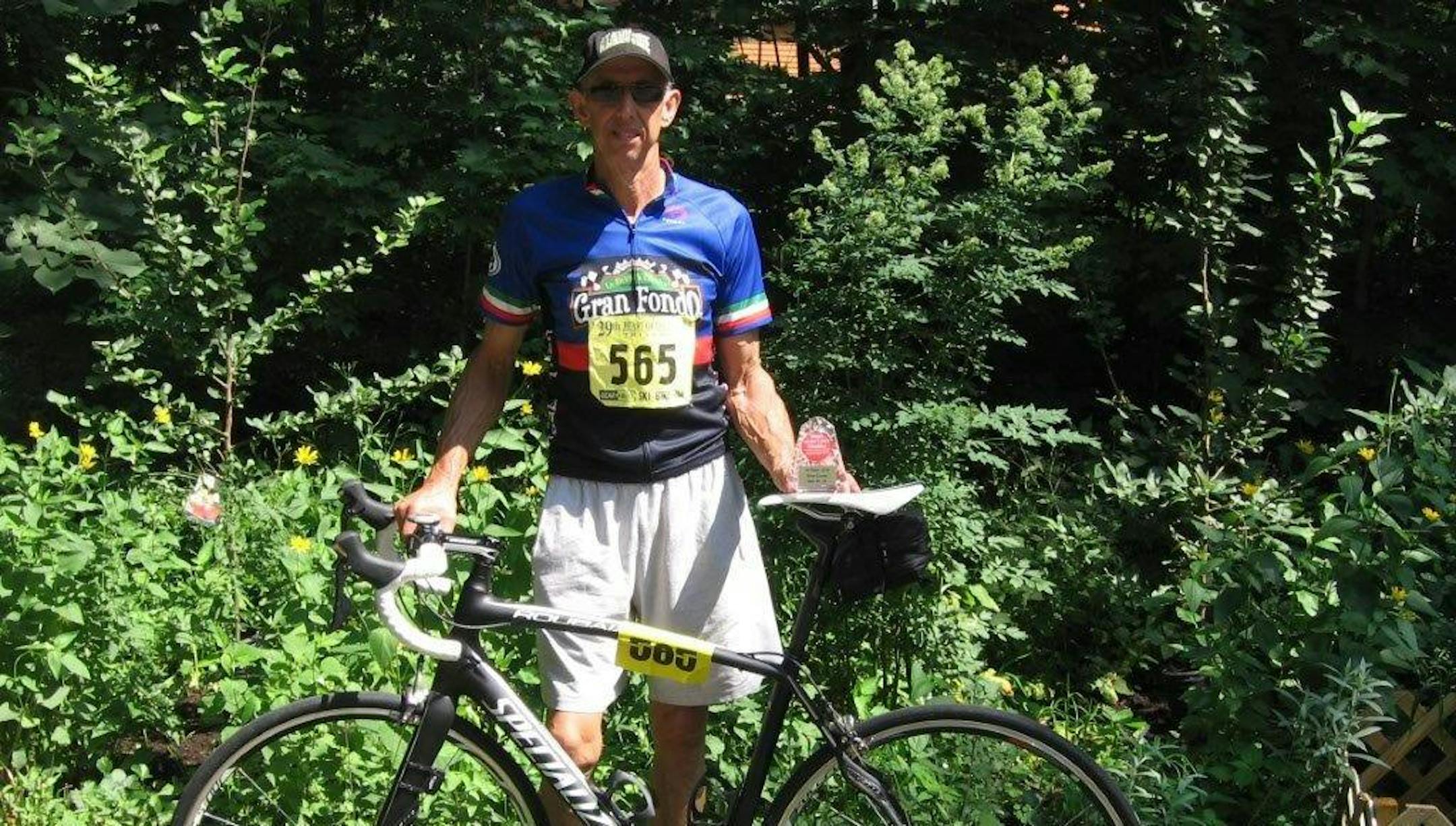 Tom Rohman participated in a triathalon in 2014. Provided photo