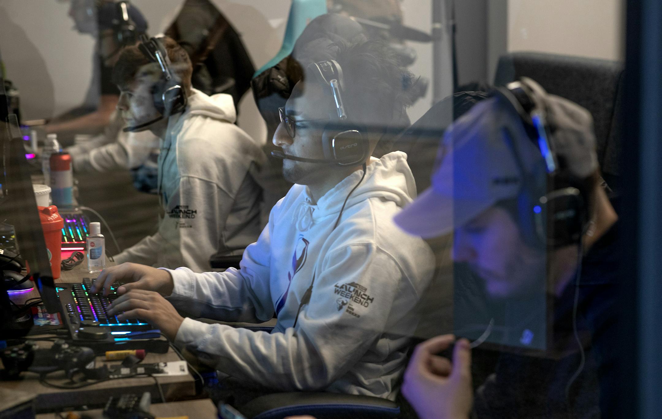 Gamers from around the globe practiced at the Minnesota Røkkr headquarters, Thursday, January 23, 2020 in Eagan, MN. ] ELIZABETH FLORES • liz.flores@startribune.com