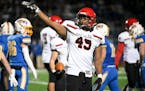 Eden Prairie linebacker Justice Sullivan will play football for Iowa, he announced Sunday. He is the son of Jake Sullivan, former Tartan and Iowa Stat
